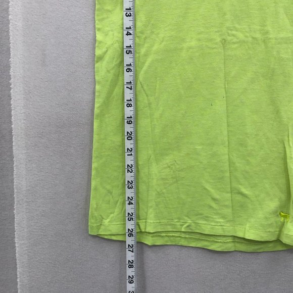Pink Victorias Secret Womens Green Short Sleeve V Neck Pullover T Shirt Size XS - Picture 6 of 6
